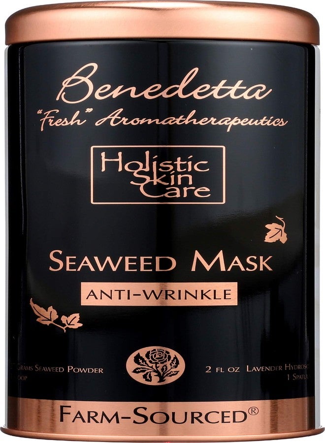 Benedetta Seaweed Mask - 8 Anti-Wrinkle Treatments - Non-Clay, Anti-wrinkle, Anti-aging, Moisturizing, Exfoliating